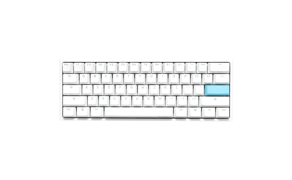 Tastatura Mecanica Gaming Ducky One 2 Mini RGB Pure White, switch Cherry MX Brown